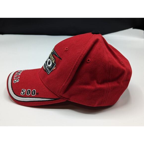 2004 Indianapolis Motor Speedway 500 Embroidered Red Hat Cap Adjustable Strap - Picture 5 of 9